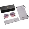 image:imageSOJOS Retro Hexagon Square Polarized Sunglasses for Women Men Vintage Hexagonal Polygon Shades SJ1101GoldPurple Grading