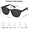 image:imageSOJOS Retro Kids Square Polarized Sunglasses for Girls Boys Age 310 UV400 Protection De Sol Gafas SK5616BlackGrey Lens