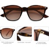 image:imageSOJOS Retro Kids Square Polarized Sunglasses for Girls Boys Age 310 UV400 Protection De Sol Gafas SK5616BrownGradient Brown Lens