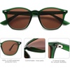 image:imageSOJOS Retro Kids Square Polarized Sunglasses for Girls Boys Age 310 UV400 Protection De Sol Gafas SK5616GreenBrown Lens