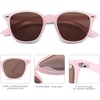 image:imageSOJOS Retro Kids Square Polarized Sunglasses for Girls Boys Age 310 UV400 Protection De Sol Gafas SK5616PinkLight Brown Lens