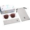 image:imageSOJOS Retro Kids Square Polarized Sunglasses for Girls Boys Age 310 UV400 Protection De Sol Gafas SK5616PinkLight Brown Lens