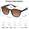 image:imageSOJOS Retro Kids Square Polarized Sunglasses for Girls Boys Age 310 UV400 Protection De Sol Gafas SK5616TortoiseBrown Lens