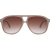 image:imageSOJOS Retro Large Aviator Sunglasses for Women Men Classic UV400 Oversized Aviators SJ2315KhakiGradient Brown