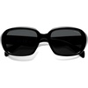 image:imageSOJOS Retro Oval Oversized Polarized Sunglasses for Women UV400 Designer Shades Lentes De Sol Para Mujer SJ2621ABlack FrameGrey Lens