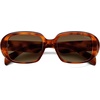 image:imageSOJOS Retro Oval Oversized Polarized Sunglasses for Women UV400 Designer Shades Lentes De Sol Para Mujer SJ2621AOrange Tortoise FrameCoffee Lens