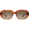 image:imageSOJOS Retro Oval Oversized Polarized Sunglasses for Women UV400 Designer Shades Lentes De Sol Para Mujer SJ2621AOrange Tortoise FrameCoffee Lens