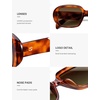 image:imageSOJOS Retro Oval Oversized Polarized Sunglasses for Women UV400 Designer Shades Lentes De Sol Para Mujer SJ2621AOrange Tortoise FrameCoffee Lens