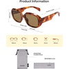 image:imageSOJOS Retro Oval Polarized Sunglasses for Women Men 90s Vintage UV400 Protection SJ2621 Yellow Tortoise FrameBrown Lens