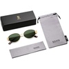 image:imageSOJOS Retro Oval Sunglasses for Women Trendy Classic Shades UV400 Protection SJ1256Shiny GoldGreen Lens