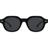 image:imageSOJOS Retro Polygon Round Polarized Sunglasses for Men WomenVintage Italian Acetate Frame Hand Made Style SJ2667Black