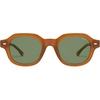 image:imageSOJOS Retro Polygon Round Polarized Sunglasses for Men WomenVintage Italian Acetate Frame Hand Made Style SJ2667Brown