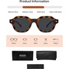 image:imageSOJOS Retro Polygon Round Polarized Sunglasses for Men WomenVintage Italian Acetate Frame Hand Made Style SJ2667Demi