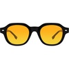 image:imageSOJOS Retro Polygon Round Polarized Sunglasses for Men WomenVintage Italian Acetate Frame Hand Made Style SJ2667Orange