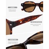 image:imageSOJOS Retro Polygon Round Polarized Sunglasses for Men WomenVintage Italian Acetate Frame Hand Made Style SJ2667Tortoise