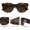image:imageSOJOS Retro Round Polarized Sunglasses for Men Women Vintage Classic Thick Womens Square UV400 Shades SJ2321 Tortoise Coffee