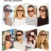 image:imageSOJOS Retro Round Polarized Sunglasses for Men Women Vintage Classic Thick Womens Square UV400 Shades SJ2321 Tortoise Coffee