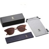 image:imageSOJOS Retro Semi Rimless Polarized Sunglasses Horn Rimmed UV400 Glasses SJ5018 Yellow Tortoise FrameGreen LensTortoise FrameBrown Lens