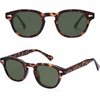 image:imageSOJOS Retro Small Round Sunglasses for Men Women Trendy Circle Style UV400 Lenses Unisex Sun Glasses SJ2251Amber TortoiseGreen