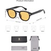 image:imageSOJOS Retro Small Round Sunglasses for Men Women Trendy Circle Style UV400 Lenses Unisex Sun Glasses SJ2251BlackOrange
