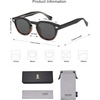 image:imageSOJOS Retro Small Round Sunglasses for Men Women Trendy Circle Style UV400 Lenses Unisex Sun Glasses SJ2251BlacktortoiseGrey