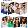 image:imageSOJOS Retro Small Round Sunglasses for Men Women Trendy Circle Style UV400 Lenses Unisex Sun Glasses SJ2251BrownBluishgrey