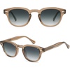image:imageSOJOS Retro Small Round Sunglasses for Men Women Trendy Circle Style UV400 Lenses Unisex Sun Glasses SJ2251BrownBluishgrey