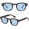 image:imageSOJOS Retro Small Round Sunglasses for Men Women Trendy Circle Style UV400 Lenses Unisex Sun Glasses SJ2251Dark TortoiseBlue