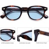 image:imageSOJOS Retro Small Round Sunglasses for Men Women Trendy Circle Style UV400 Lenses Unisex Sun Glasses SJ2251Dark TortoiseBlue