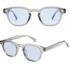 image:imageSOJOS Retro Small Round Sunglasses for Men Women Trendy Circle Style UV400 Lenses Unisex Sun Glasses SJ2251GreyLight Blue