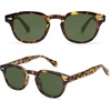 image:imageSOJOS Retro Small Round Sunglasses for Men Women Trendy Circle Style UV400 Lenses Unisex Sun Glasses SJ2251TortoiseDark Green