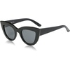image:imageSOJOS Retro Small Vintage Cat Eye Sunglasses for Women Cute Fashion UV400 Sunnies SJ2939All Black