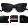 image:imageSOJOS Retro Small Vintage Cat Eye Sunglasses for Women Cute Fashion UV400 Sunnies SJ2939All Black