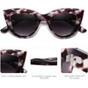 image:imageSOJOS Retro Small Vintage Cat Eye Sunglasses for Women Cute Fashion UV400 Sunnies SJ2939Black TortoiseGrey