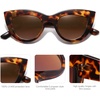image:imageSOJOS Retro Small Vintage Cat Eye Sunglasses for Women Cute Fashion UV400 Sunnies SJ2939Dark TortoiseGradient Brown