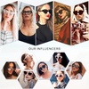 image:imageSOJOS Retro Small Vintage Cat Eye Sunglasses for Women Cute Fashion UV400 Sunnies SJ2939Dark TortoiseGradient Brown