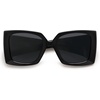 image:imageSOJOS Retro Square Polarized Womens Sunglasses Trendy Oversized Large Womens Big Shades SJ2224Black