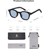 image:imageSOJOS Retro Square Sunglasses for Women Men Vintage Shades UV Protection Sunnies SJ2316BlackBlue