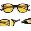 image:imageSOJOS Retro Square Sunglasses for Women Men Vintage Shades UV Protection Sunnies SJ2316BlackNight Vision