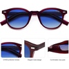 image:imageSOJOS Retro Square Sunglasses for Women Men Vintage Shades UV Protection Sunnies SJ2316BurgundyBlue Grading