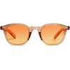 image:imageSOJOS Retro Square Sunglasses for Women Men Vintage Shades UV Protection Sunnies SJ2316Crystal OrangeOrange