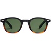 image:imageSOJOS Retro Square Sunglasses for Women Men Vintage Shades UV Protection Sunnies SJ2316Matte BlacktortoiseDark Green