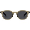 image:imageSOJOS Retro Square Sunglasses for Women Men Vintage Shades UV Protection Sunnies SJ2316Matte Olive GreenGrey