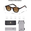image:imageSOJOS Retro Square Sunglasses for Women Men Vintage Shades UV Protection Sunnies SJ2316TortoiseBrown Grading