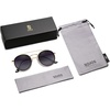 image:imageSOJOS Retro Vintage Round Polarized Sunglasses for Women Men Double Bridge Circle Sunnies SJ1104GoldGrey