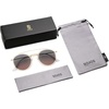image:imageSOJOS Retro Vintage Round Polarized Sunglasses for Women Men Double Bridge Circle Sunnies SJ1104GreyGrey