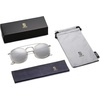 image:imageSOJOS Retro Vintage Round Polarized Sunglasses for Women Men Double Bridge Circle Sunnies SJ1104SilverSilver