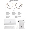image:imageSOJOS Small Blue Light Blocking Glasses Hexagonal Eyeglasses Frame Anti Blue Ray Glasses One and Only SJ50360c4 Tortoise Frame