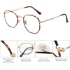 image:imageSOJOS Small Blue Light Blocking Glasses Hexagonal Eyeglasses Frame Anti Blue Ray Glasses One and Only SJ50360c4 Tortoise Frame