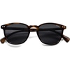 image:imageSOJOS Small Rounded Square Polarized Sunglasses for Women Men Vintage Style UV400 Lens SJ2637Amber TortoiseGrey